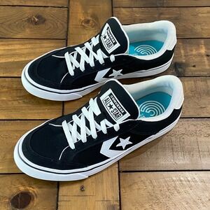 Converse All Star Replay Low Top Mens 7.5 Womens 9 Black White Sneakers A03686C
